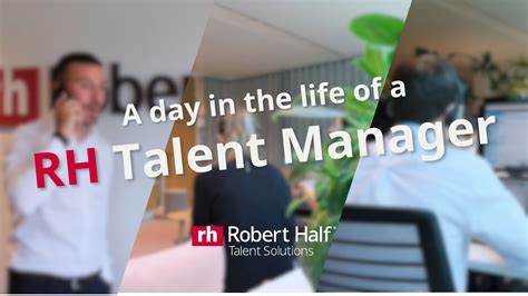 talent manager robert half|Talent Manager Jobs